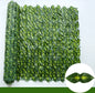 100X300cm Artificial Ivy Fence Plant Grass Wall Panel Faux Green Leaf Hedge Privacy  Screen Outdoor Home Garden Balcony Decor