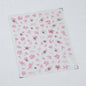 White Flower Petal Cherry Blossom Peach Blossom Falling Petal Floral Gradient 5D Self Adhesive Nail Art Sticker Manicure Decals