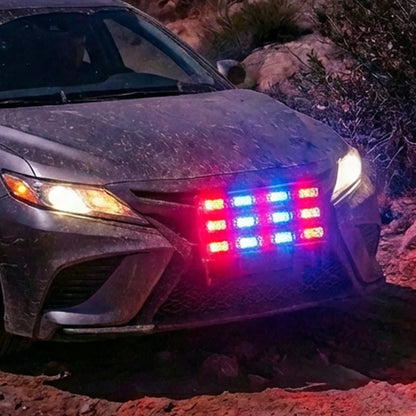 Car Grille Spotlight Projector Len Light DRL LED Aluminum Alloy Super Bright Motorcycle Auxiliary Waterproof Dustproof Spotlight