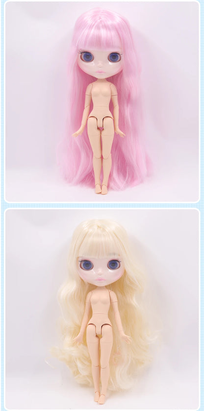 ICY DBS Blyth Doll 1/6 Joint Body 30CM BJD toys Natural shiny face with extra hands AB DIY Fashion Dolls girl gift