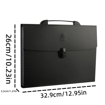 A4 File Folder 13 Layers Fashion Storage Bag Desktop Organizer for School Office Supplies Test Paper Stationery