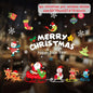 Christmas Window Stickers Christmas Wall Sticker Kids Room Wall Decals Merry Christmas Decorations For Home New Year Stickers