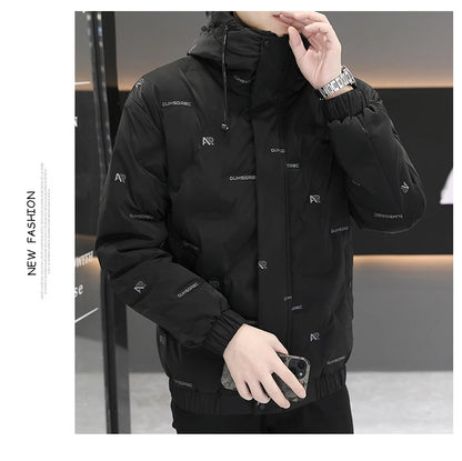 2026 High quality Winter Down Jacket Coats Mens Warm White Duck Down Hooded Men Windproof Parkas Overcoat