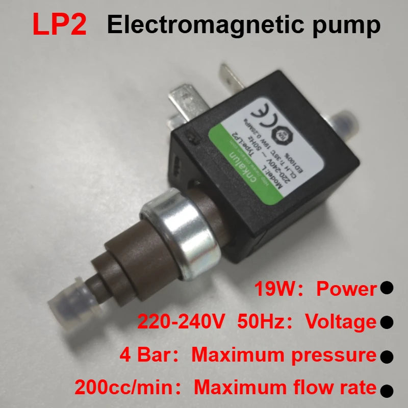 1pcs 220V 19W Electromagnetic Pump For Steam Mop Steam Iron Replacement CEME E15 19W