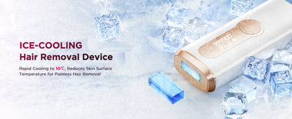IPL Hair Removal Device Ice-Cooling 3 in 1 Painless 16J Photoepilator Permanent Whole Body Home Treament For Men and Women
