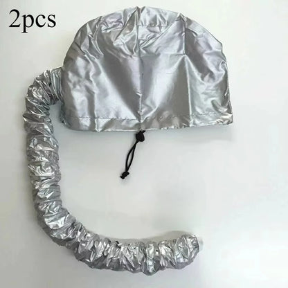 2PCSHair Bonnet Portable Dryer Cap Steamer Quick Dry Baked Oil Care Diffuser Drying Hairdressing Tools Hair Cap Shower Cap Women