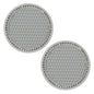 2Pcs Car Bling Rhinestone Cup Holder Drink Pad Interior Decoration Anti-slip Mat Round Durable Coaster Heat Resi Car Accessories