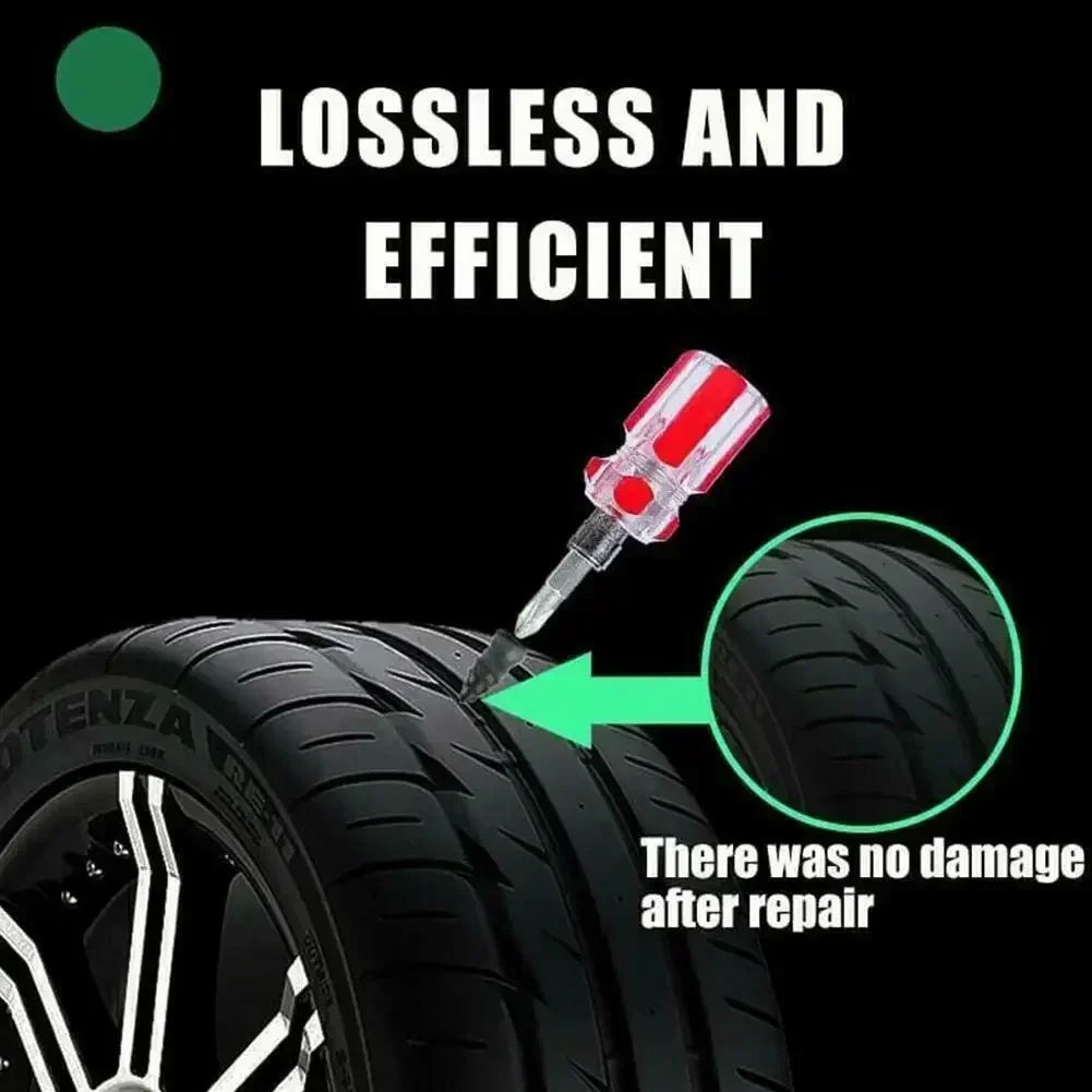 Car Tire Repair Nail Vacuum Tyre Screw Rubber Patch Car Wheel Universal Puncture Repair Kit Car Motorcycle Tubeless Nails Tool