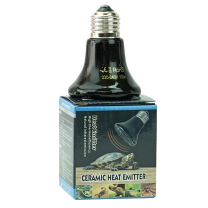 25/50/75/100W E27 Pet Heating Lamp 110V 220V Infrared Ceramic Emitter Heat Light Bulb Pet Brooder Chickens Reptile Lamp 1PC