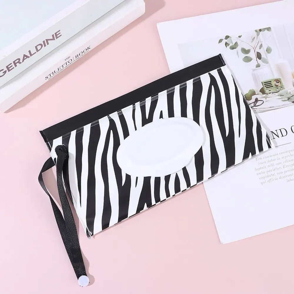 1Pc EVA Baby Wet Wipe Pouch Wipes Holder Case Flip Cover Snap-Strap Reusable Refillable Wet Wipe Bag Outdoor Useful Tissue Box