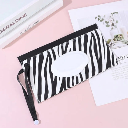 1Pc EVA Baby Wet Wipe Pouch Wipes Holder Case Flip Cover Snap-Strap Reusable Refillable Wet Wipe Bag Outdoor Useful Tissue Box