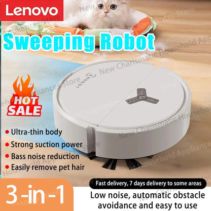Lenovo Mini Sweeping Machine Smart  Vacuum Cleaner Small Household Appliances Multi-function Intelligent Automatic Sweep Robot