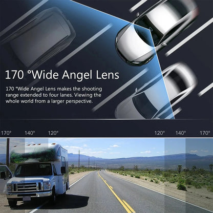 Dash Cam Vehicle DVR Video Recorder 4 Cameras for Cars Black Box Front Rear Internal Night Vision Loop Recording Dashcam Car 360
