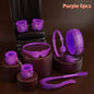 6-10Pcs/Set Sexual Bondage Handcuff Whip Adult Couple Sex Toys Tools Set Erotic Sex Toys for Woman Couples Leather BDSM Kits