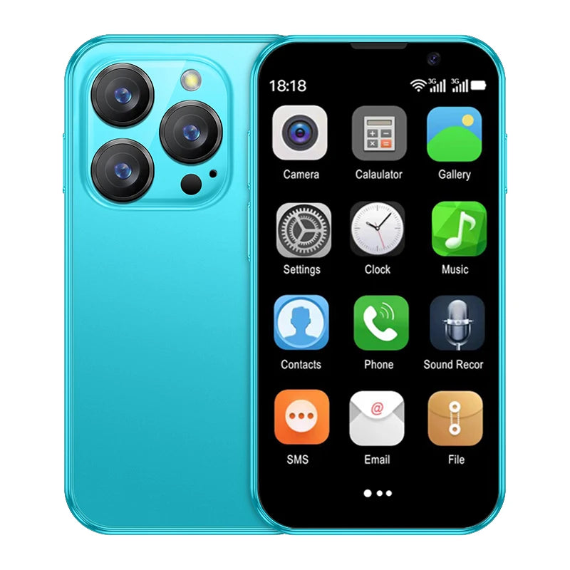 SERVO 16SE Mini Android Smartphone Dual SIM Standby 16GB ROM Play Store Wifi GPS Face Unlock 3G WCDMA 3.0" Small Smart Cellphone