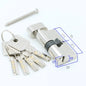 Door Cylinder 55 60 65 70 75 80 85 90mm Security Copper Lock Cylinder Interior Bedroom Living Handle Brass Key Locking 5 Keys