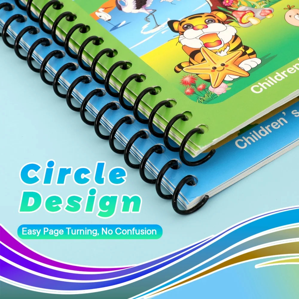Water Coloring Books,9/18 Pack,Paint with Water Books, Educational Learning Doodle,Reusable No-Mess Art Book Travel Holiday Gift