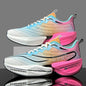 New Men's Carbon Plate Sneakers Outdoor Soft Sole Mesh Sports Shoes Running Shoes Light Anti-Slip Casual Couple Tennis Shoes