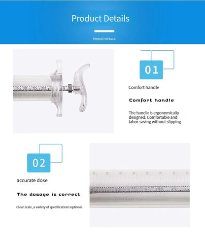 High quality veterinary syringes with feeding tubes and various specifications of veterinary syringes