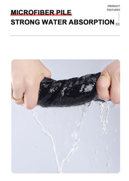 SEAMETAL Large Size Microfiber Towels Car Washing Towel 160x60cm Car Whole Body Cleaning Dry/Wet Dual Use Super Absorbent Rags