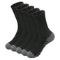 6/10 Pairs Men's Socks Spring Autumn Simple Casual Black White Striped Socks Breathable Mid Tube Sock High-quality Round Neck