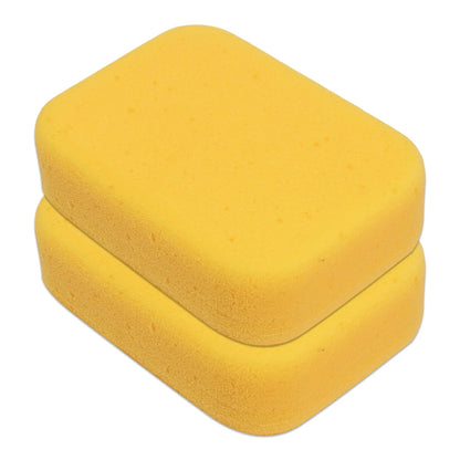Large Car Wash Sponge Multi-Purpose High-Density Yellow Honeycomb Sponge Block for Automotive Detailing Waxing Seam Cleaning