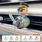 Rotating propeller pilot bear dog car air fresheners accessories decorations fun vent clip perfume diffuser aroma fragrance men