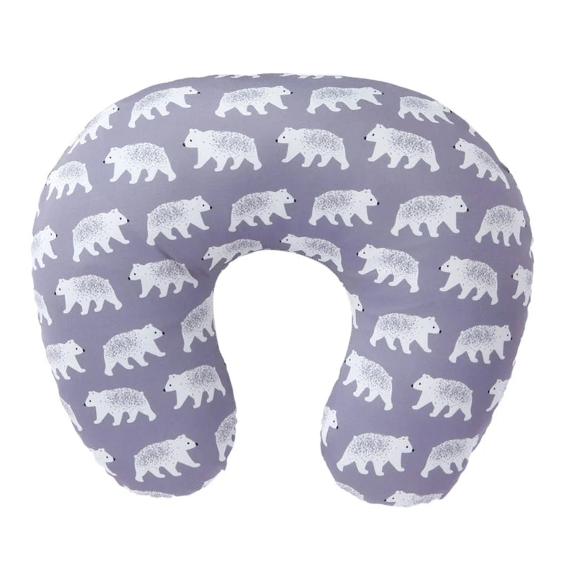 Removable Nursing Pillow Cover Newborn Bedding U-Shape Nursing Pillow Covers Lovely Printed Breastfeeding Pillow Cover