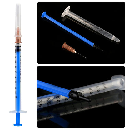50Pcs/1Pc Disposable 1Ml/Cc Lab Syringe with 1" Needle, Individually Sealed Package