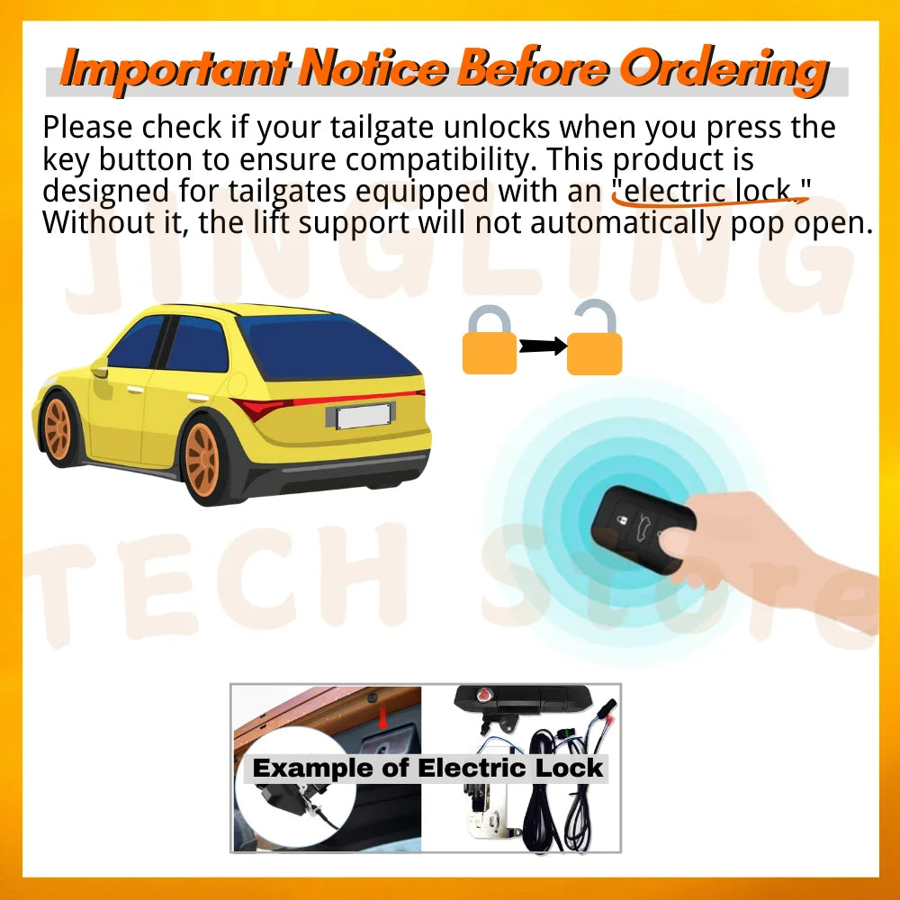 Qty(2) Trunk Struts with Spring for Volkswagen Golf R Mk7&Mk7.5 2014-2020 Rear Tailgate Boot Lift Supports Shock Absorbers