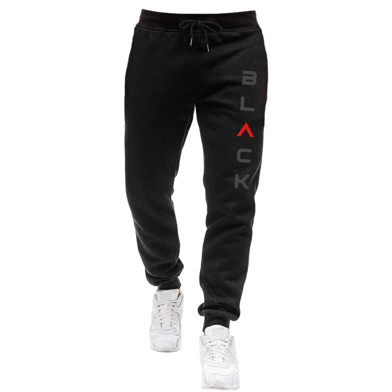Black Letter Print Mens Tracksuit T-shirt + Pants Urban Causal Sports Outfit Male Spring Summer Home Outdoor Comfort Tees Set