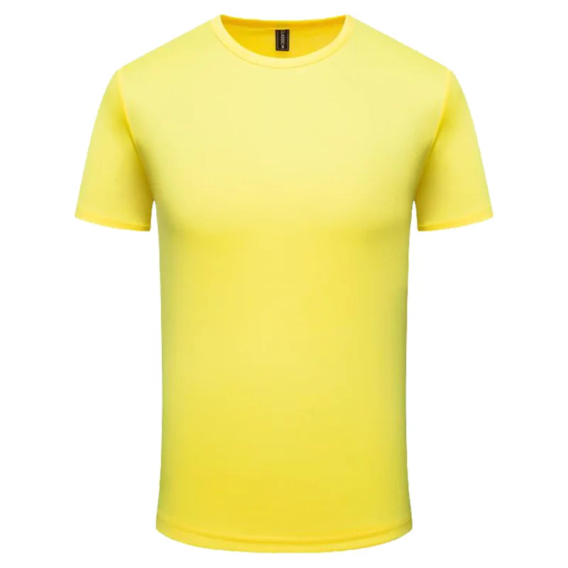 Summer Quick-drying T-shirt Custom Logo Breathable Sports Top Embroidery Personalized Logo Team Activity T-shirt Print Pattern