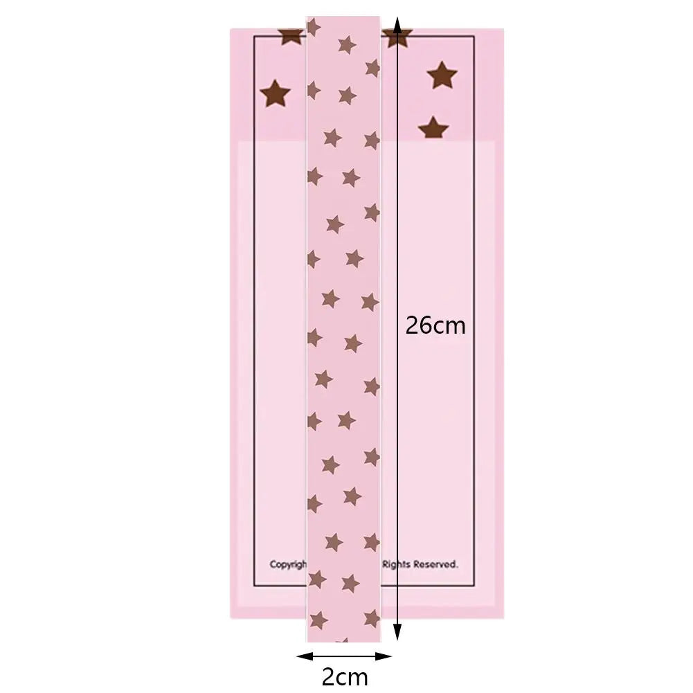 Kawaii Star Elastic Band for Planner Notebook INS Style Journal Closure Strap Cute Scrapbooking Stationery Accessories
