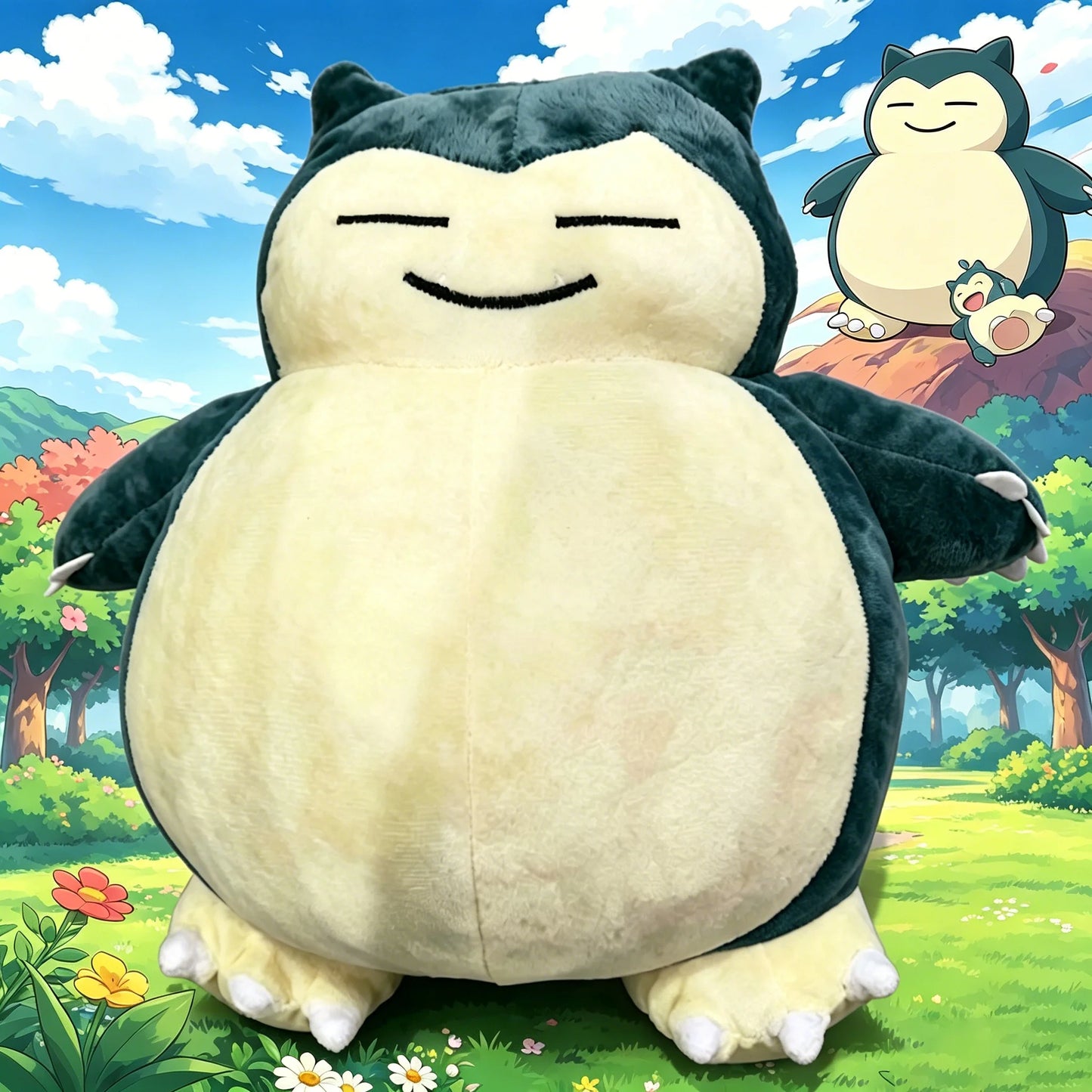 25-50cm Snorlax Doll Cartoon Stuffed Plush Toy Anime Movie Pocket Monster Soft Animal Game Doll For Christmas Gift