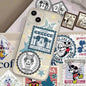 10/50PCS Vintage Mickey Stamps Graffiti Stickers Exquisite Sticker for Phone Computer Notebook Stationery DIY Toys Secret ﻿