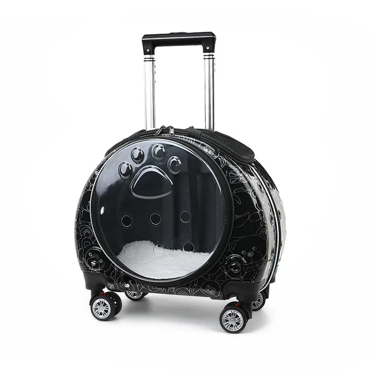 Pet Luggage, Transparent Space Capsule, Multi-purpose Backpack, Cat Bag, Large Capacity, Two Portable Small Dogs, Outdoor Bag