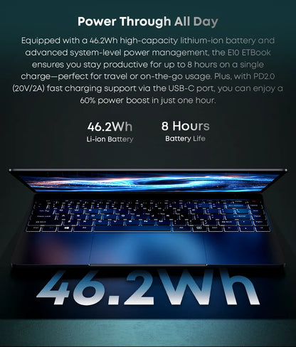 Acer Gadget e10 ETBook Gaming Laptop Intel Core i3-1220P 16GB RAM 512GB SSD Computer 14" 2K IPS ScreenWiFi6 Windows 11 laptops