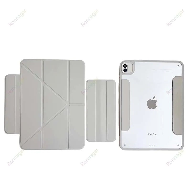 For 2026 iPad 12th A19 11th A16 Case Removable Magnetic Air11 13 M4 M3 Pro11 Pro12.9 Pro13 M2 M4 10 9th 10.2 10.9'' Air 4 5 10.5