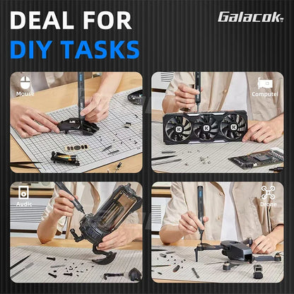 68 IN 1 Precision Electric Screwdriver Set 5 Levels Adjustable Comes Fill Light Professional Mobile Phone IPad Repair Tool