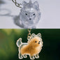 New Clear Puppy Hair Memorial Keepsake Capsule Pet's Dog Fur Container DIY Pendant Keychain Decor Pet Lovers Home Display Gifts