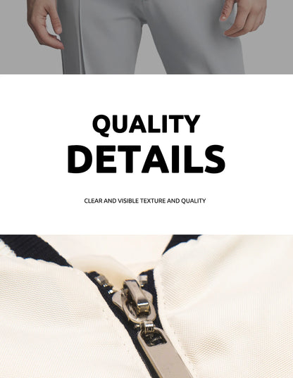 Men's Jacket O Neck Zipper Design Baseball Jackets Pocket Casual Tops Fashion Men Coats Outwear Autumn Winter Loose Jackets