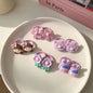 10pc Mini Baby Hair Band Kawaii Cartoon Floral Animal Elastic Hair Rope for Toddler Girl Small Tumb Hair Band Lovely Headwear