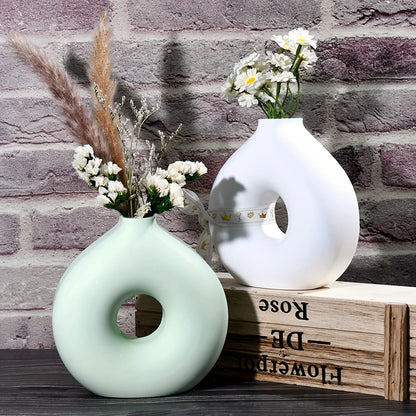 1 DIY Round Vase Silicone Mould Epoxy Resin Mould Handmade Plaster Art Vase Mould Home Decoration Making Supplies