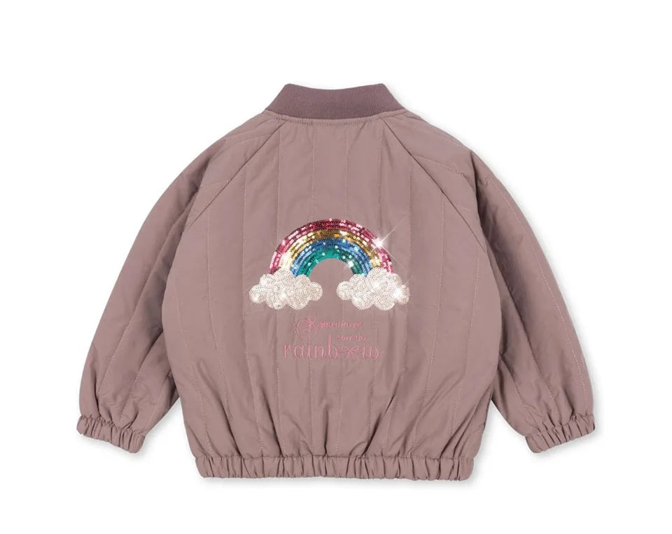 2025 KS Brand Winter Baby Boys Lambswool Jackets Vest Kids Clothes Girls Cherry Jackets Outerwear Coats Flight Suit Jackets 1-9Y