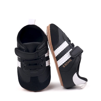 2025 Hot Selling Spring And Autumn Baby Unisex First Walking Indoor Outdoor Toddler Shoes For 0-18M High Quality PU Leather
