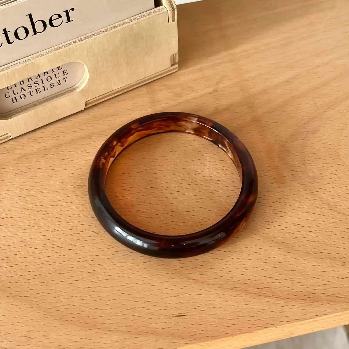 Smudged Resin Fine Bracelets for Women Vintage Acrylic Korean Fashion Jewelry Elegant Easy Match Simple Pulseras