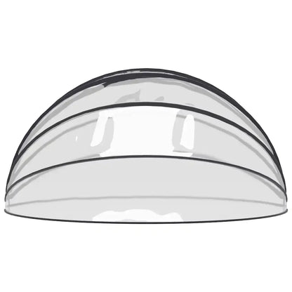 559x275 cm Pool dome cover. This pool cover is made of PVC material and filled with fiberglass, effectively blocking sunlight and preventing external pollutants such as leaves, insects, and dust from entering the pool.
