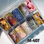 10Rolls Plaid Thousand-Bird Bow  Stars Nail Foils Transfer Paper  Nail Art Stickers  Manicure Set Decal  Nails Decoration