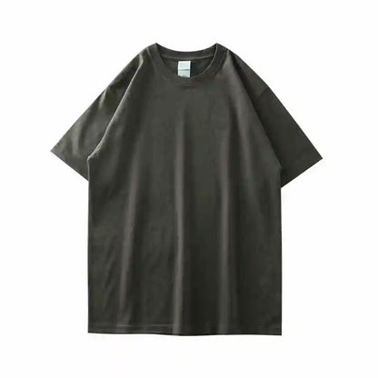 Dukeen 280gsm Oversized Heavyweight T Shirt for Men Summer Short Sleeve Tee 100% Cotton Plain Top Casual Men's Clothing 9.9oz