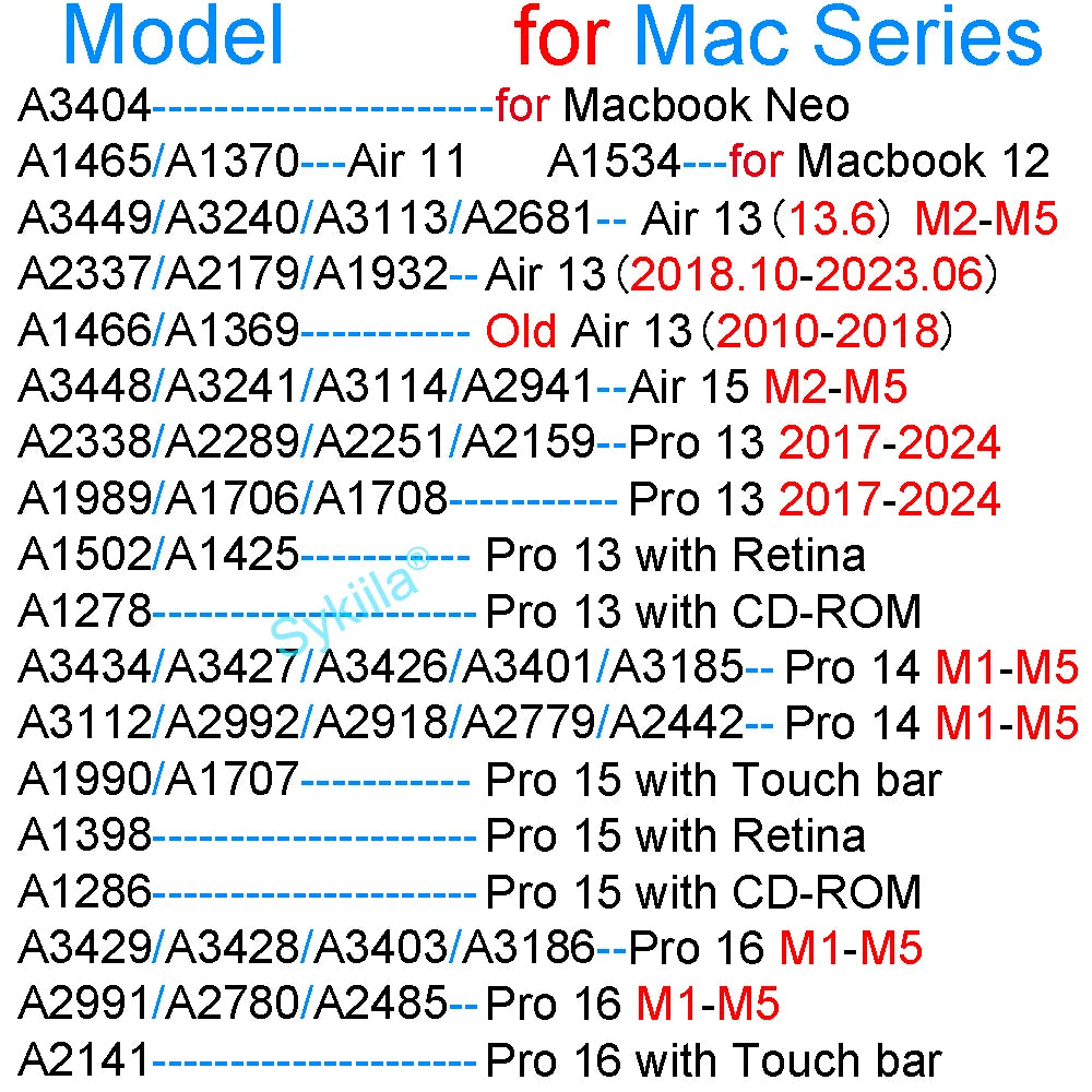Case for Macbook Air 13 M3 M1 Pro 13 14 15 16 M4 Max 12 11 13.6 Retina Hard Cover Shell Print A3401 A3114 A2992 A3185 A3112 2024